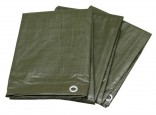 Plachta krycí 120 g/m² 7 x 11 m s oky 