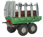 Návěs lesnický na dřevo TIMBER TRAILER za šlapací traktory ROLLY TOYS 