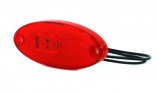 Svítilna diodová poziční LED WAS W65 310P červená 