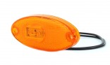 Svítilna diodová poziční oranžová LED 12/24 V 